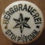 Słupsk Bergbrauerei Manske porcelanka 11-01