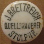 Słupsk Quellbrauerei Brettreich porcelanka 2-01