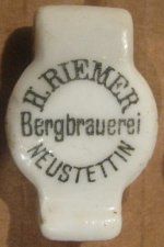 Szczecinek Bergbrauerei Riemer porcelanka 3-07