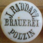 Poczyn J. Raddatz Brauerei porcelanka 01