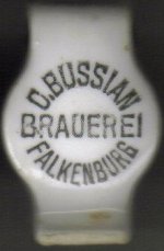 Zocieniec Carl Bussian Brauerei porcelanka 02