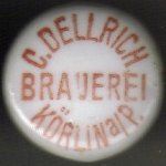 Karlino Carl Oellrich Brauerei porcelanka 01