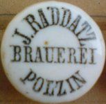 Połczyn J. Raddatz Brauerei porcelanka 01
